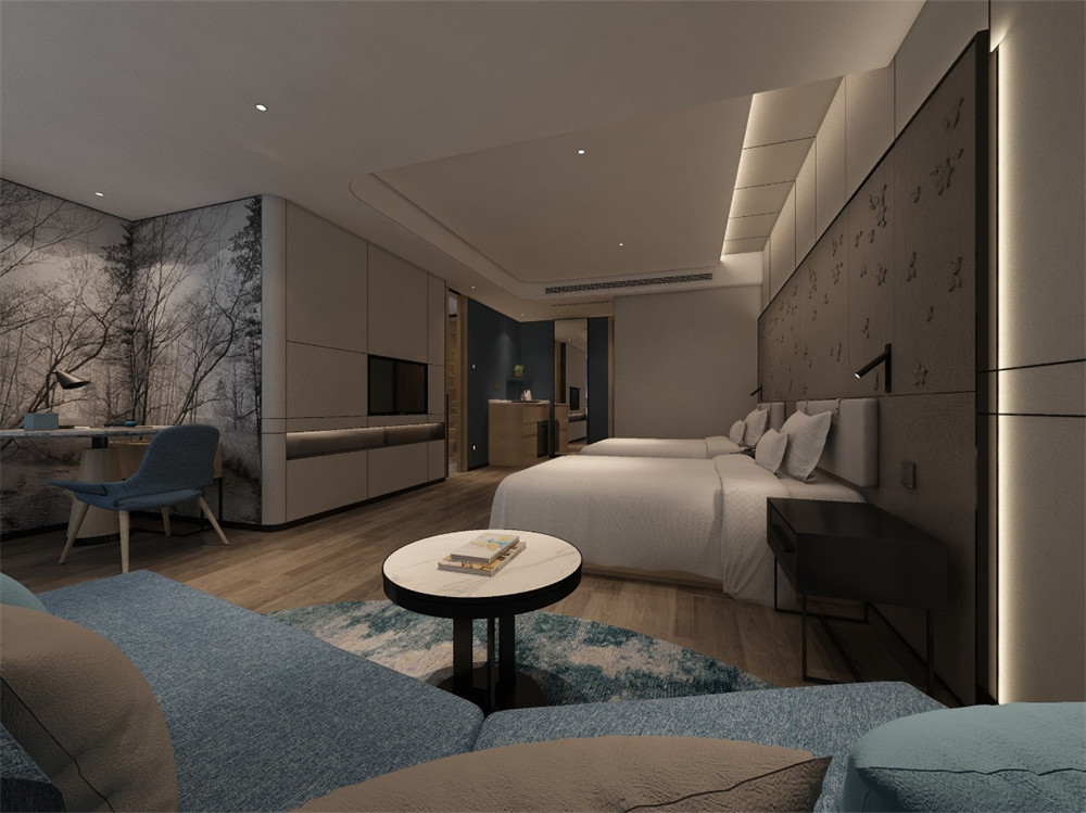 河南酒店装修公司推荐亚朵S新中式酒店装修设计(图12)