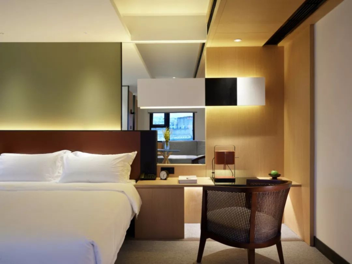 郑州现代风格精品酒店装修设计公司案例(图7)