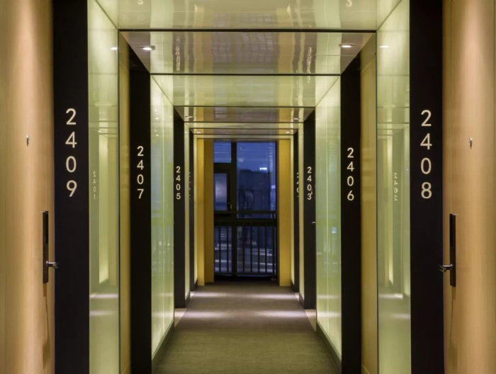 郑州现代风格精品酒店装修设计公司案例(图10)