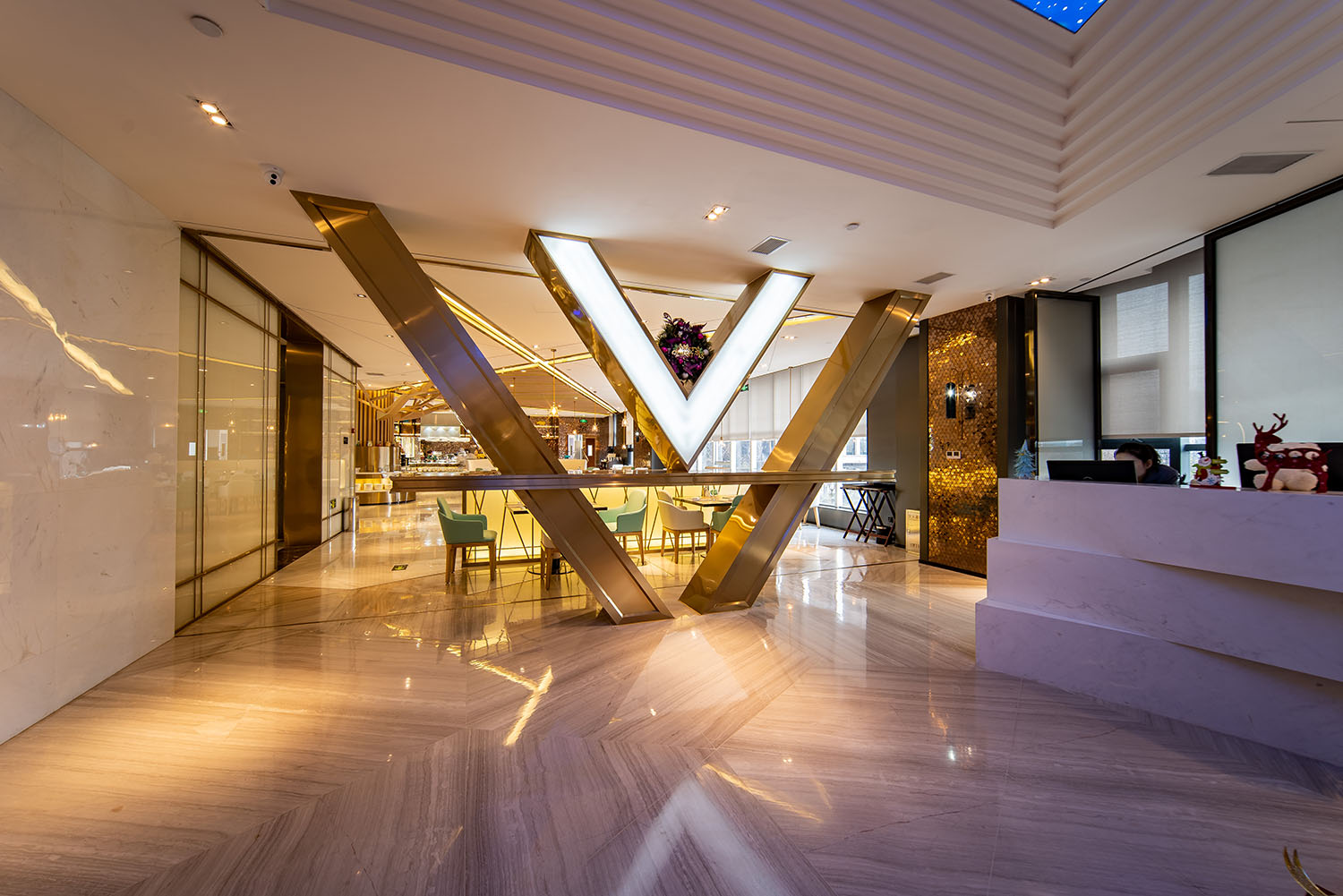 酒店设计公司推荐西安金磐酒店装修案例(图7)
