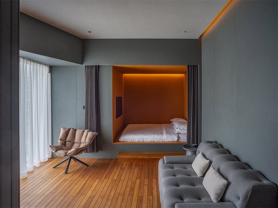 未来感十足的工业风酒店装修设计——YIN Hotel(图10)