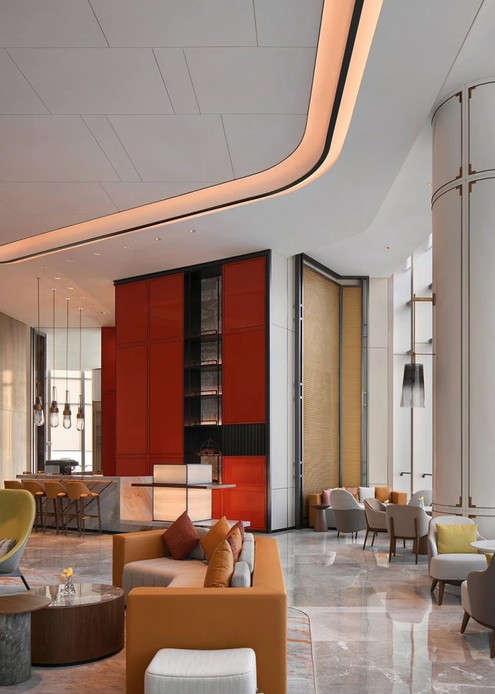 长沙世茂希尔顿五星级酒店装修设计案例(图3)
