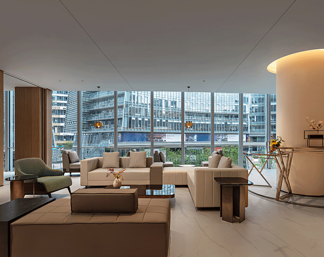 12000平现代新中式酒店式公寓装修设计案例(图9)