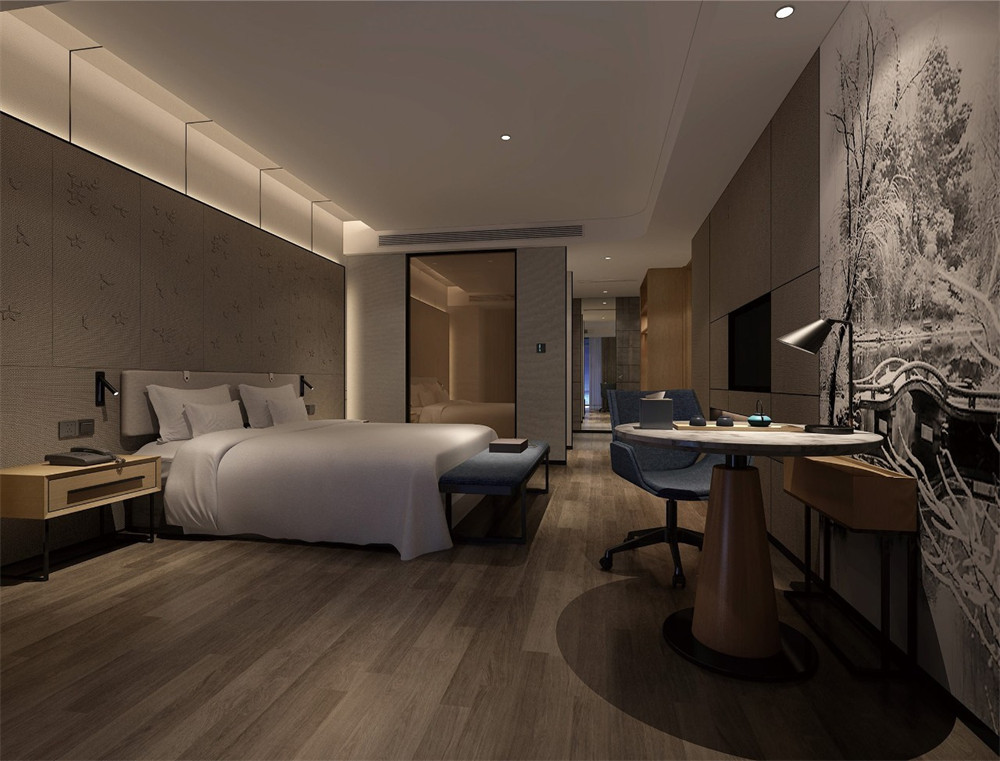 河南酒店装修公司推荐亚朵S新中式酒店装修设计(图13)