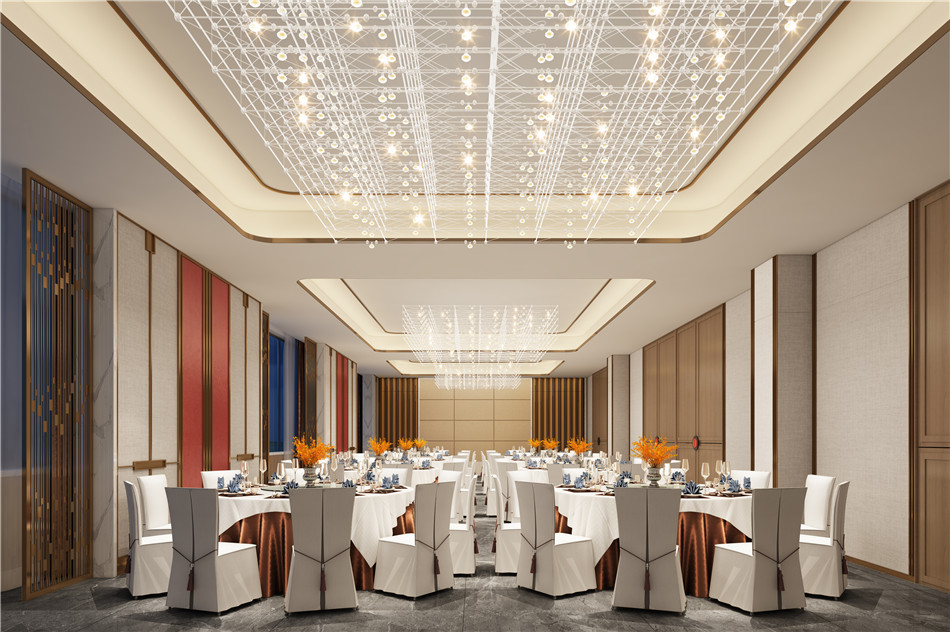 信阳光州盛达酒店餐饮宴会厅升级改造装修设计方案
